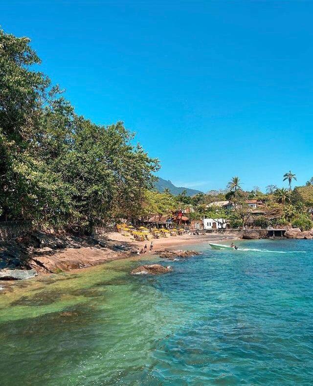 Yellow House Beira Mar Portinho Villa Ilhabela Bagian luar foto